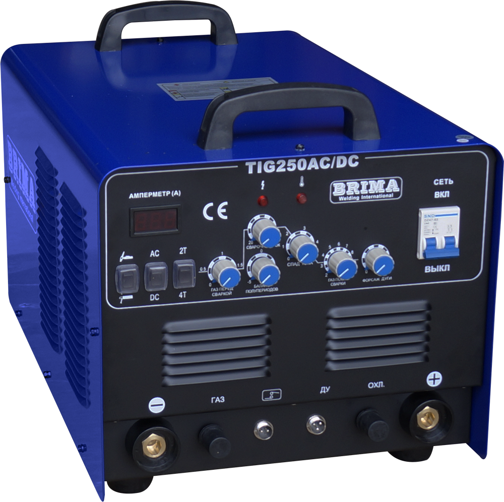 Фото 32 - Установка аргонодугой сварки BRIMA TIG-250 AC/DC (220B).