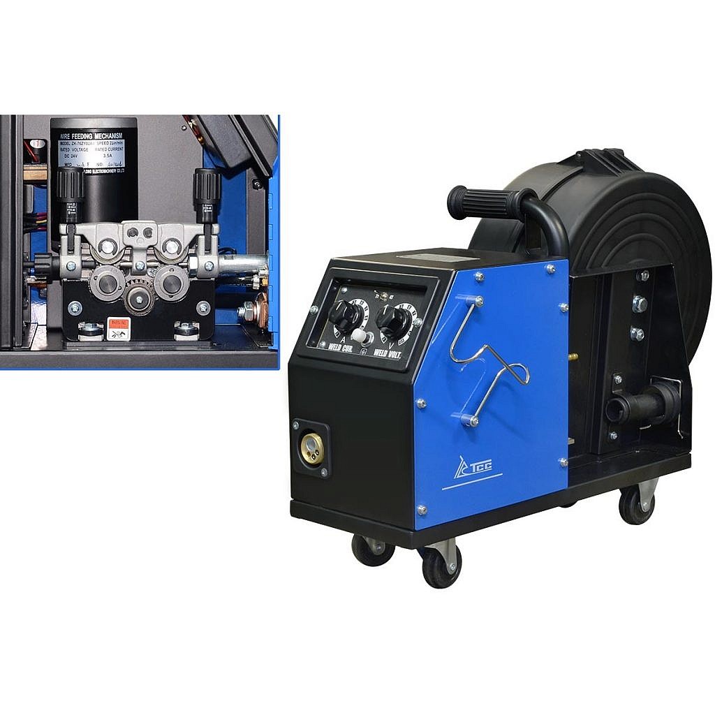 Фото 19 - Закрытый подающий механизм, 4 ролика для PRO MIG/MMA-400/500F / wire feeder.