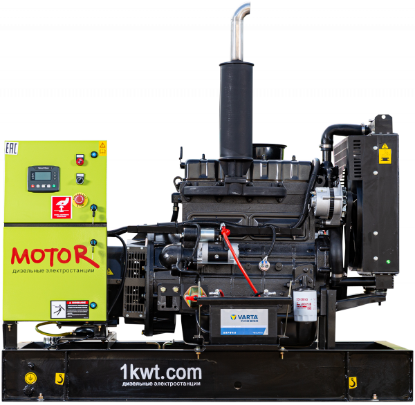 Фото 53 - АД30-Т400 дизельный генератор Motor 30 кВт Открытая на двигателе RICARDO / N4105D-38.
