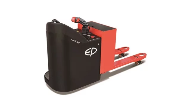 Фото 27 - Перевозчик паллет EP Equipment KPL201 (Кислотный, с платформой для оператора).